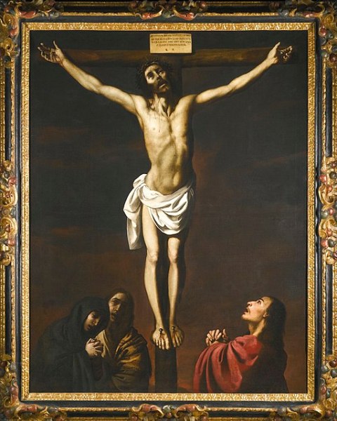 Zurbarán_-_CHRIST_ON_THE_CROSS_WITH_THE_VIRGIN,_MARY_MAGDALENE,_AND_SAINT_JOHN_AT_HIS_FEET,_Delenda_234